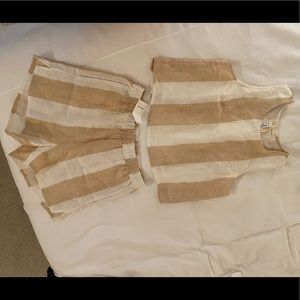 Madewell Linen Shorts and Tank set
